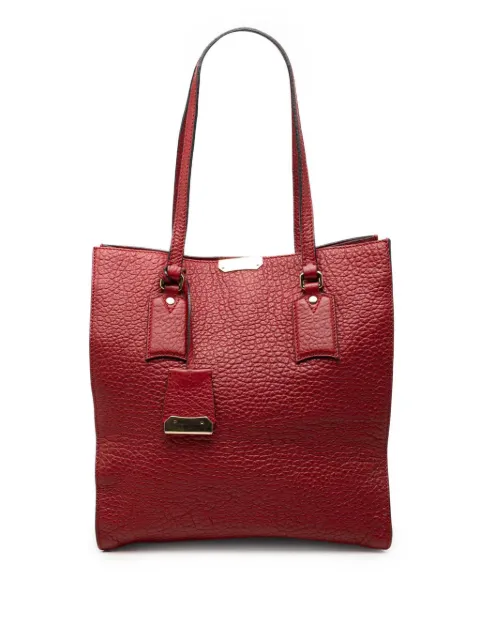 Burberry Pre-Owned 2000-2017 Grained Calfskin Heritage Woodbury tote bag