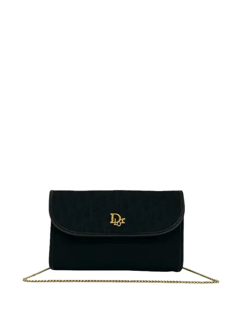 Christian Dior Pre-Owned 20th Century Diorissimo Trotter Canvas Chain shoulder bag