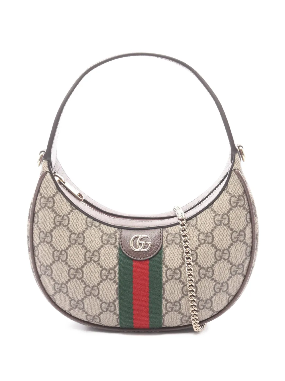 Gucci Pre-Owned 2016-2026 Small GG Supreme Web Ophidia satchel - Toni neutri