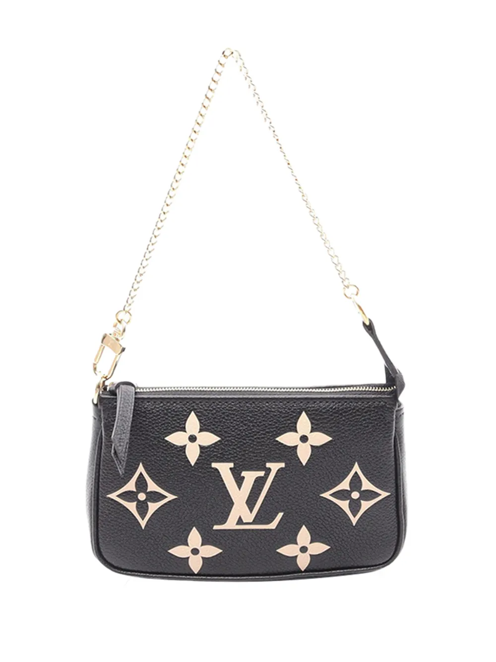 Louis Vuitton Pre-Owned 2021-2026 Bicolor Monogram Empreinte Mini Pochette Accessoires handbag - Nero