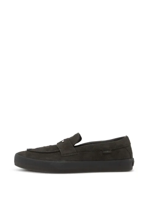 Vans peace-sign suede loafers