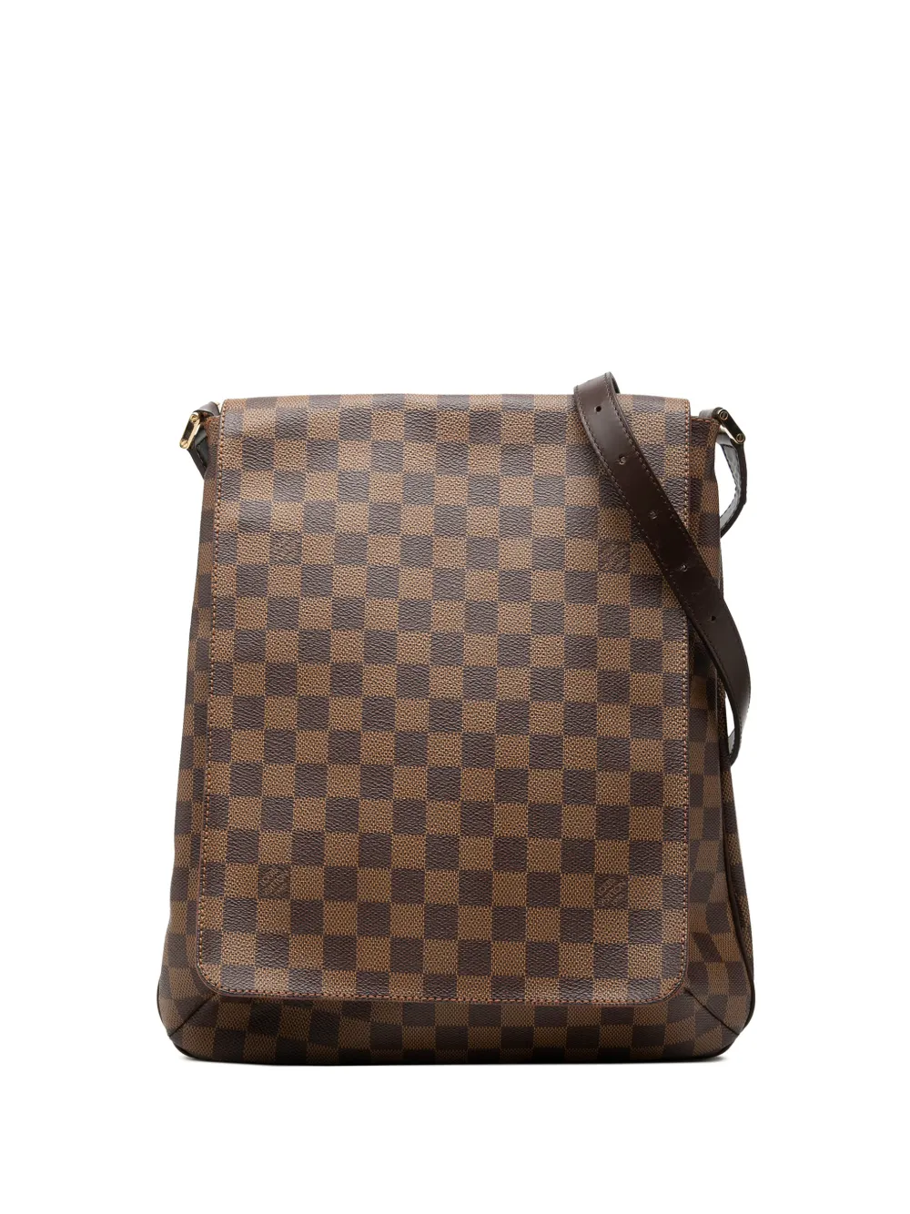 Louis Vuitton Pre-Owned 2003 Damier Ebène Musette Salsa GM crossbodytas Bruin