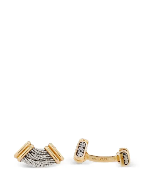 Fred 1970s Force 10 steel cufflinks