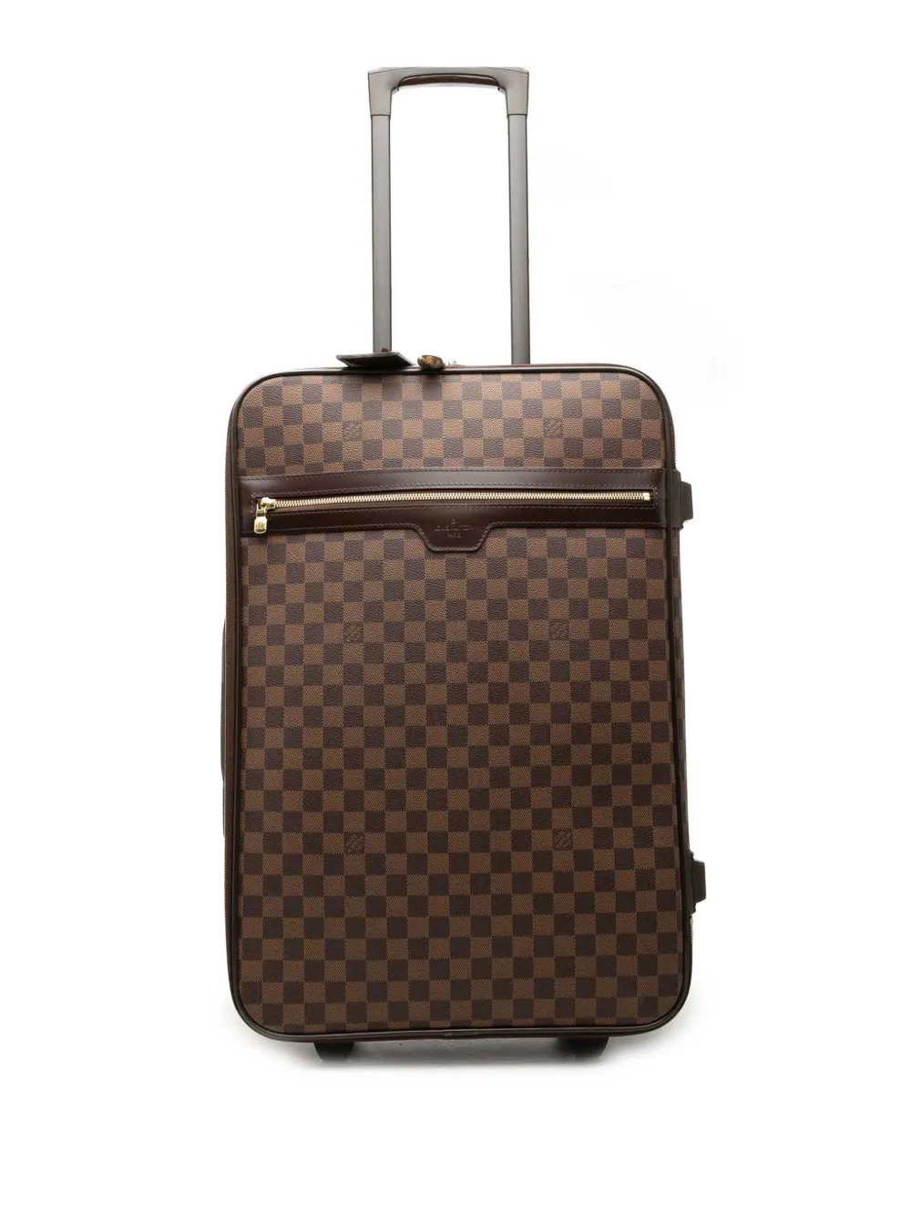 Louis Vuitton Pre-Owned 2007 Damier Ebene Pegase 55 travel bag - Braun