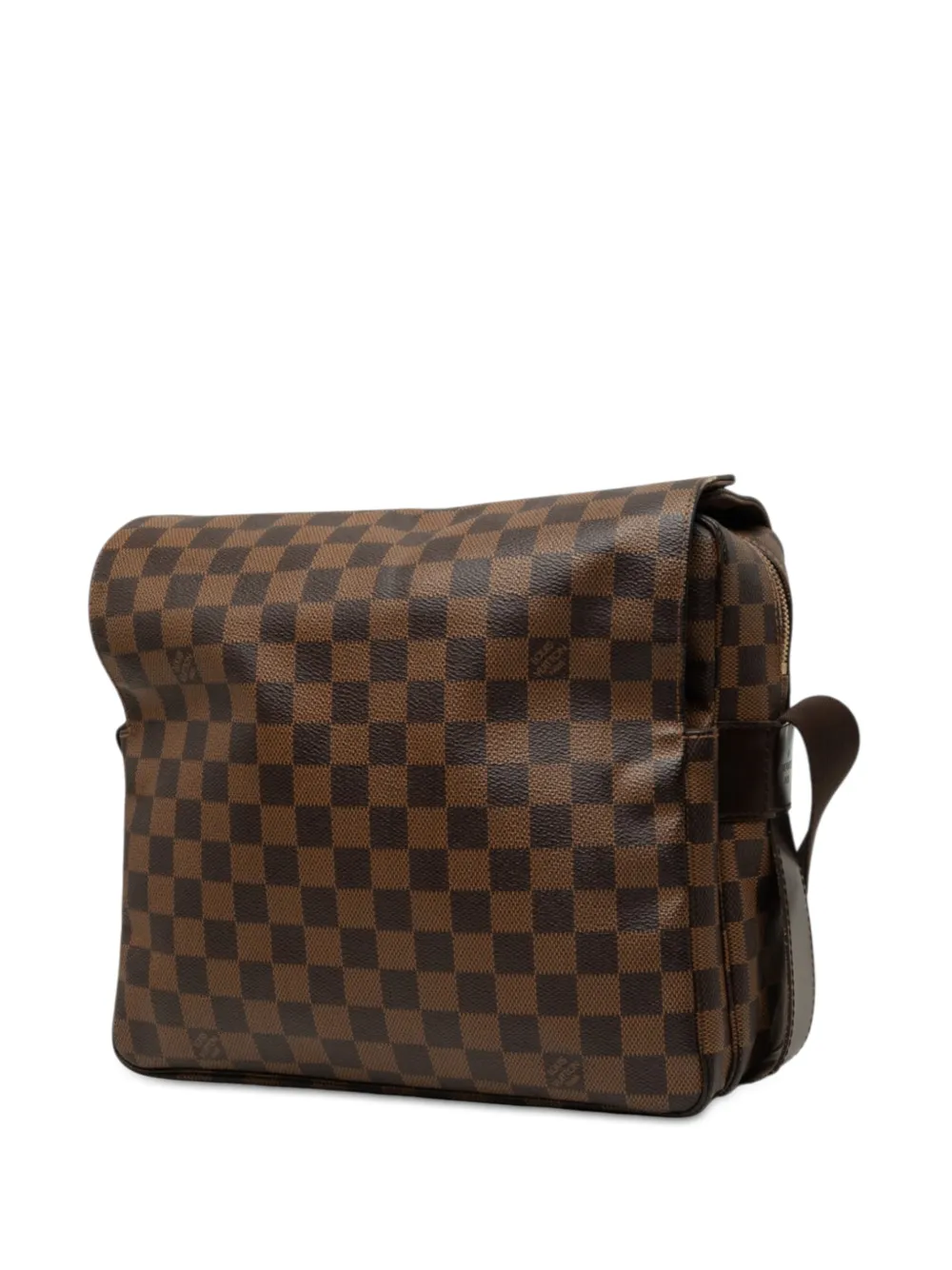 Louis Vuitton Pre-Owned 2008 Damier Ebene Naviglio crossbodytas Bruin
