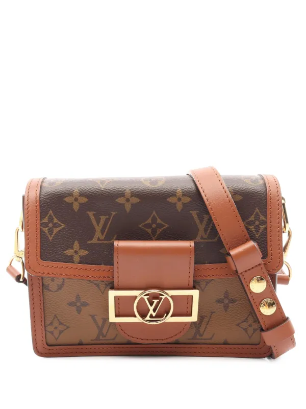 Louis Vuitton Pre-Owned 2021-2026 Monogram Reverse Mini Dauphine