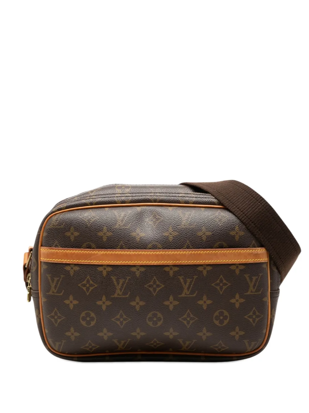 Louis Vuitton Pre-Owned 2001 Monogram Reporter PM crossbody bag - Marrone