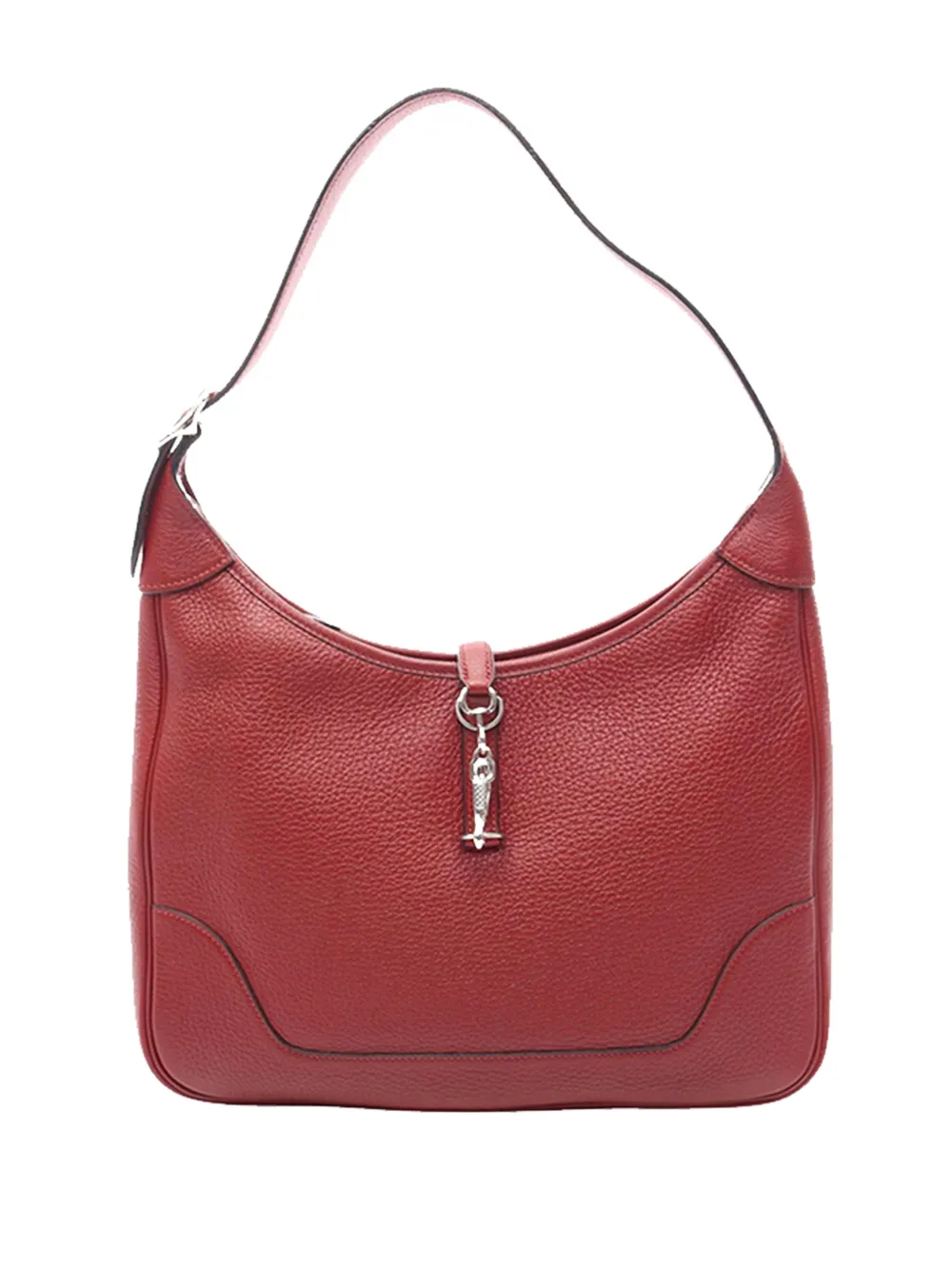 Hermès Pre-Owned 2006 Clemence Leather Trim 31 shoulder bag - Rosso