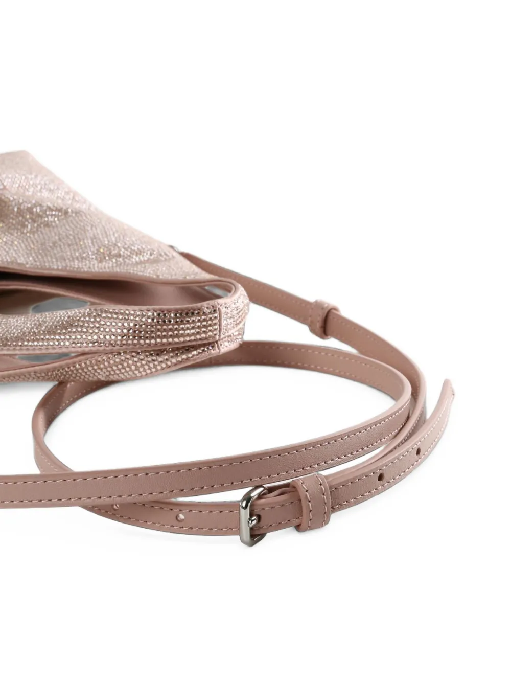Alexander Wang Schoudertas verfraaid met kristallen en logo-patch Roze