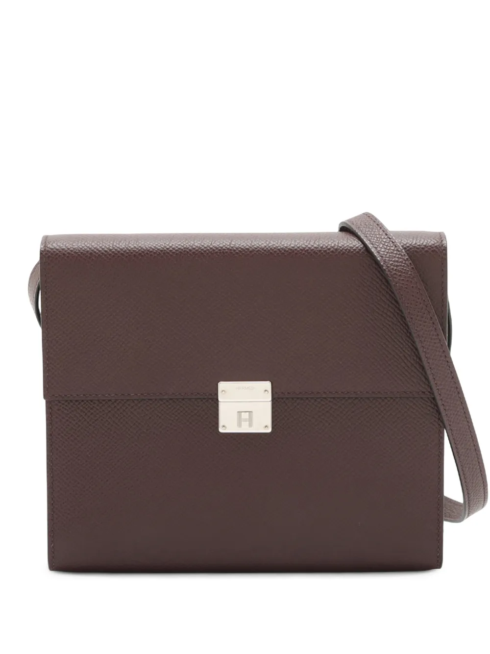 Hermès Pre-Owned 2023 Epsom Clic 16 crossbody bag - Marrone