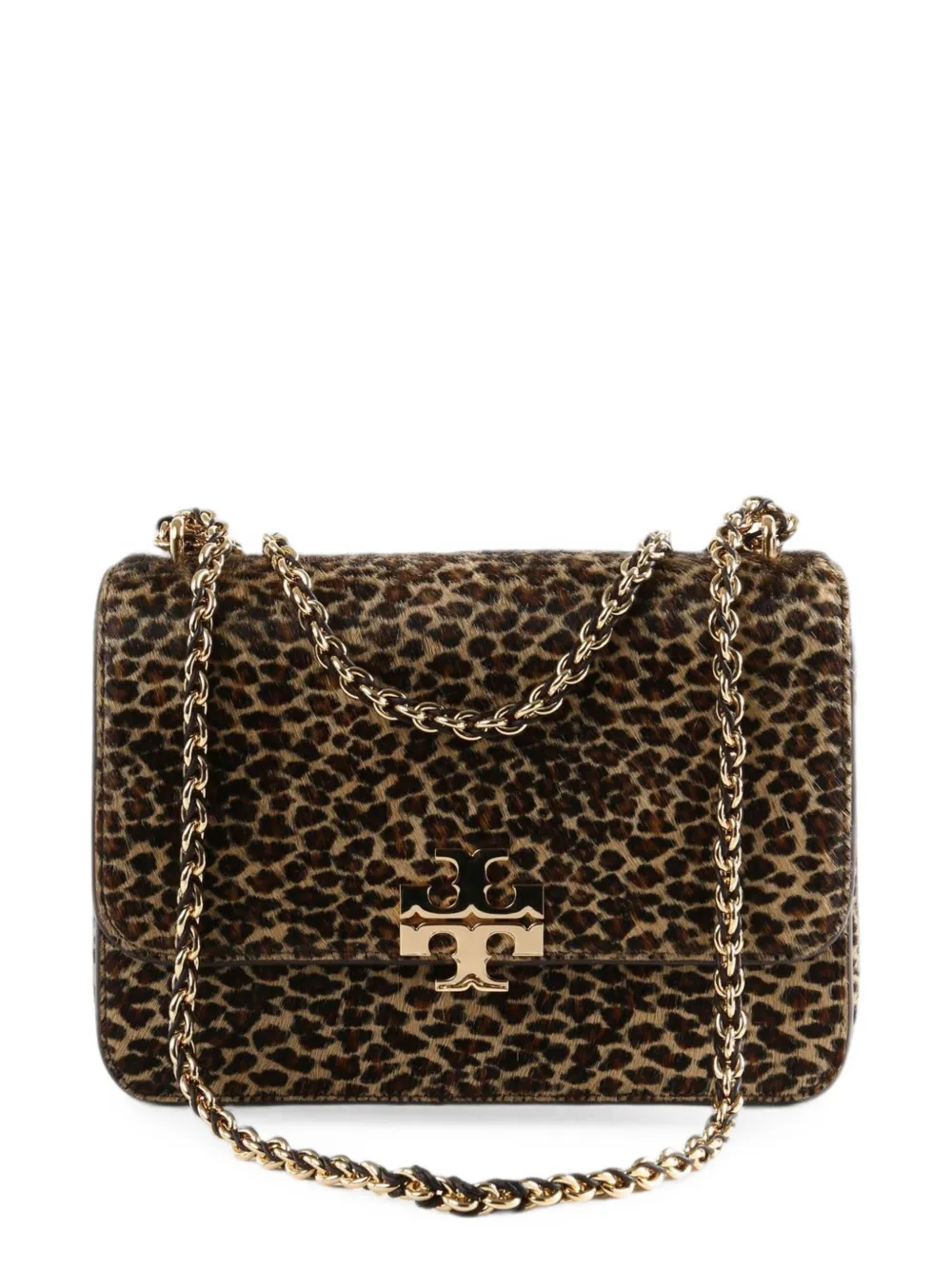Tory Burch leopard-print shoulder bag - Marrone