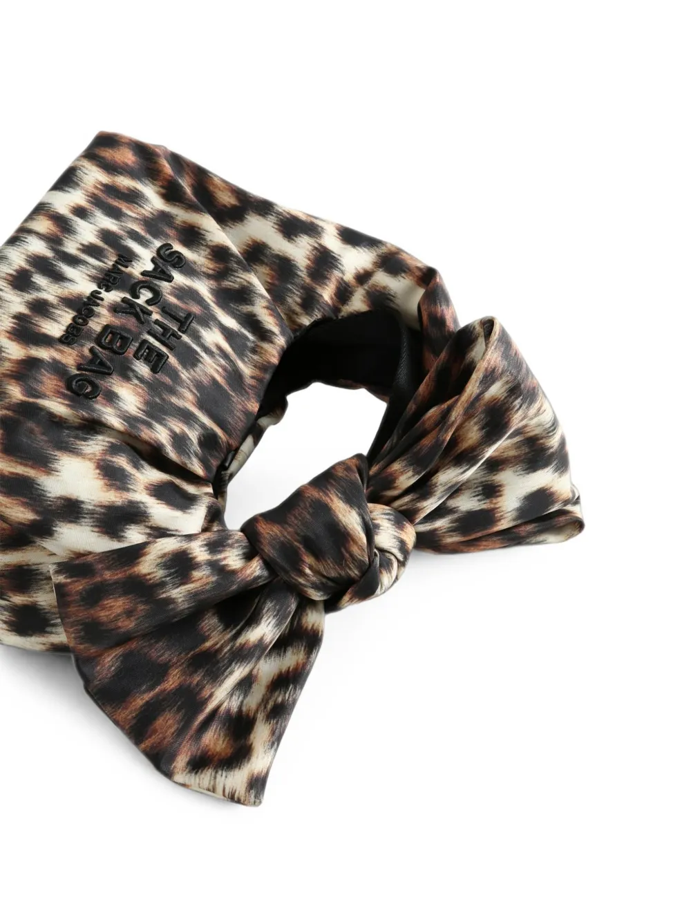 Marc Jacobs The Sack Bag leopard-print mini bag Bruin
