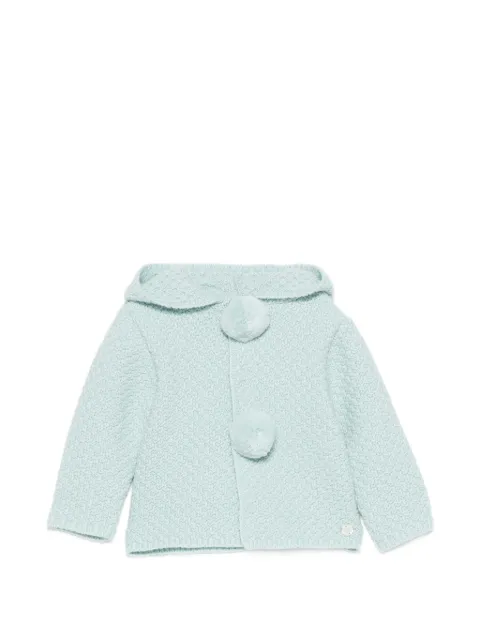 Paz Rodriguez Leira pom-pom knit coat