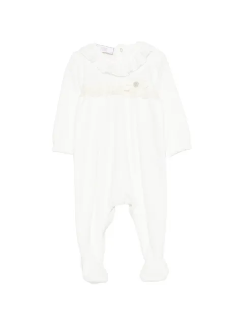 Paz Rodriguez ruffled lace-trim pyjama