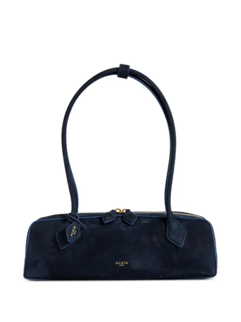 Alaïa medium Le Teckel suede East-West bag