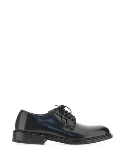 CALCE polished leather derby shoes