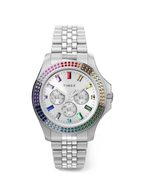 TIMEX Kaia 40mm crystal-embellished watch
