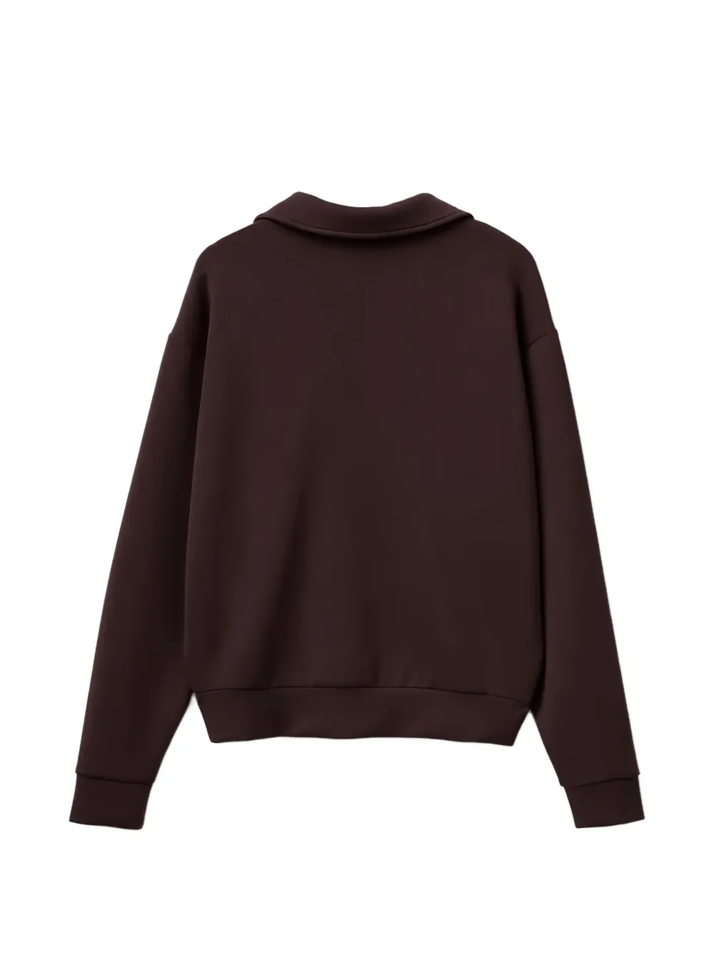 Benetton Trui met polokraag en lange mouwen Bruin
