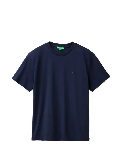 Benetton logo-embroidered T-shirt