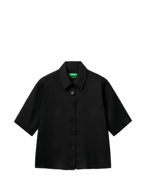 Benetton camisa estilo boxy manga corta