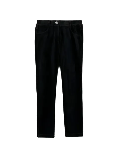Benetton corduroy straight-leg trousers