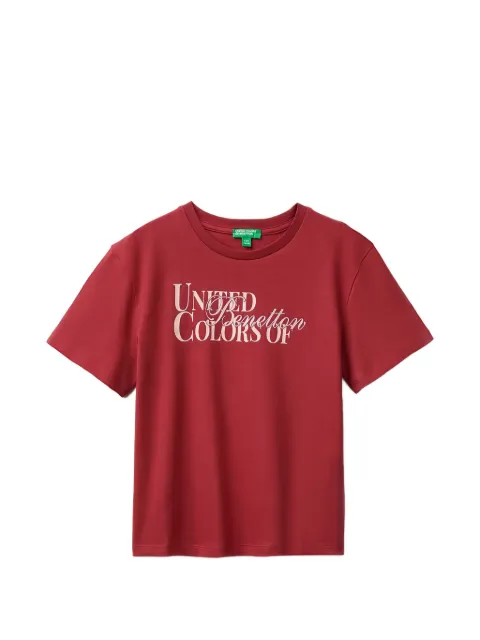 Benetton logo-print short-sleeve T-shirt