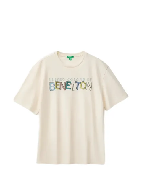 Benetton logo-print cotton T-shirt