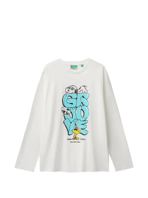 Benetton Peanuts graphic-print long-sleeve T-shirt