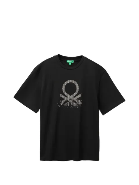 Benetton rhinestone-logo T-shirt