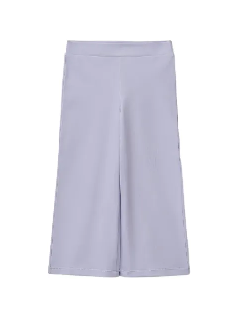Benetton drawstring wide-leg trousers