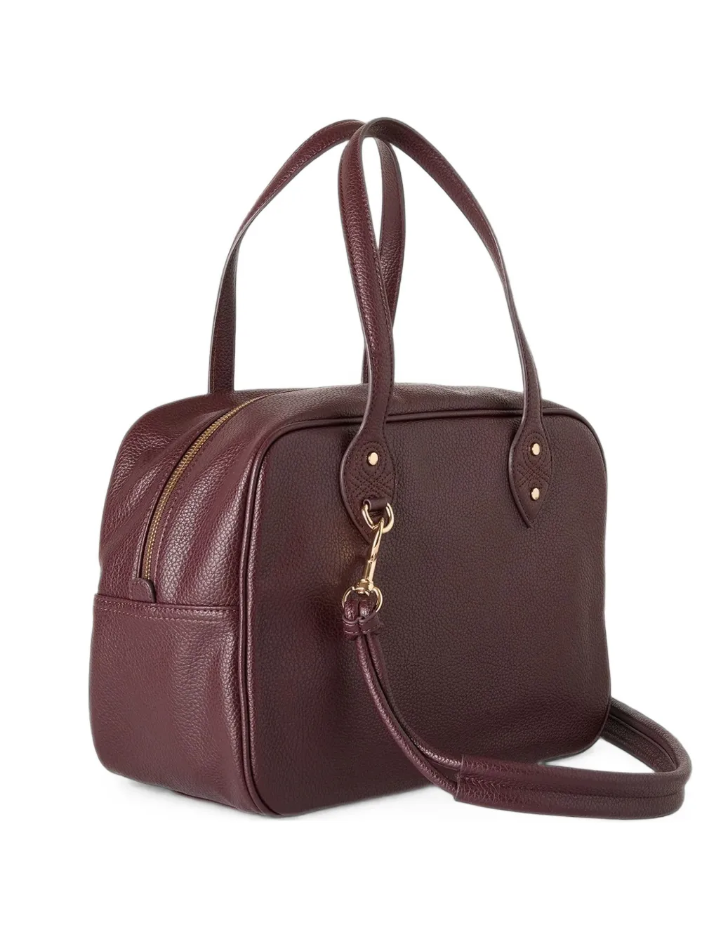 Benetton grained-leather tote bag