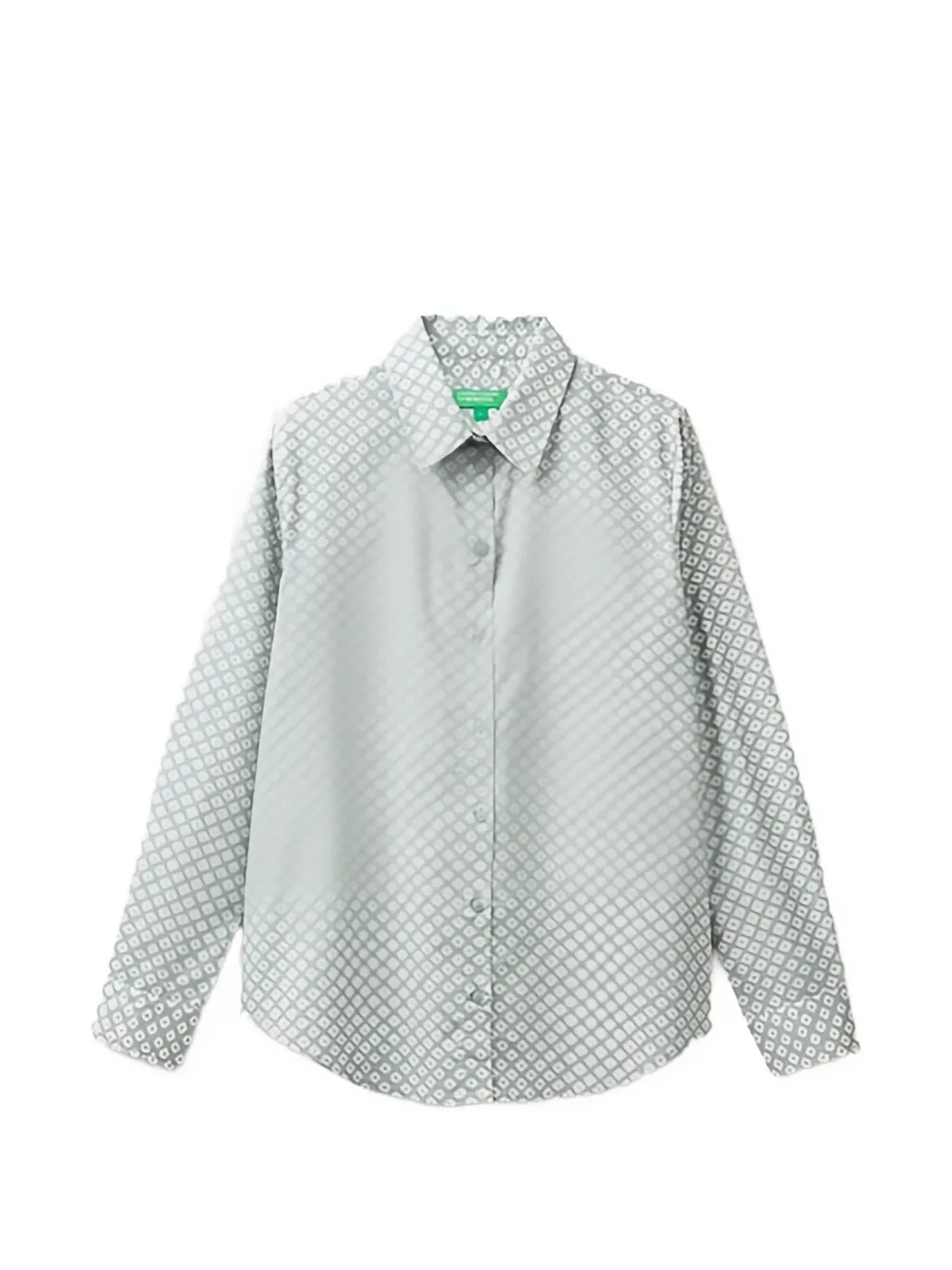 Benetton geometric-print shirt