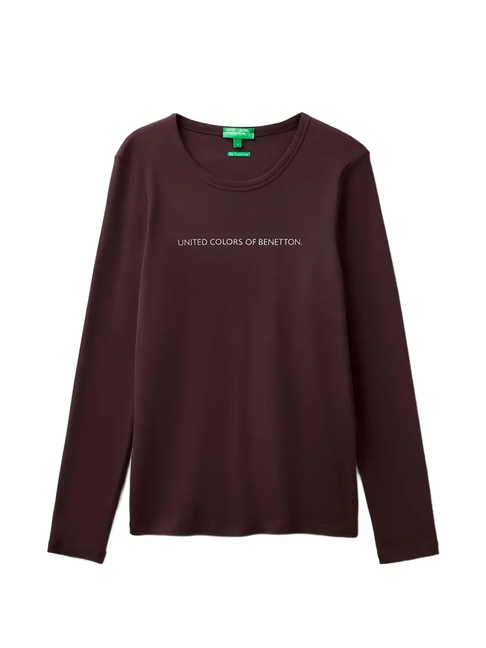 Benetton logo-print long-sleeve T-shirt