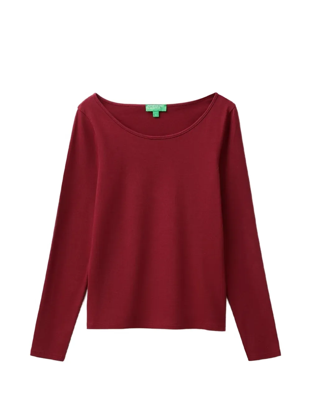Benetton long-sleeve scoop-neck T-shirt