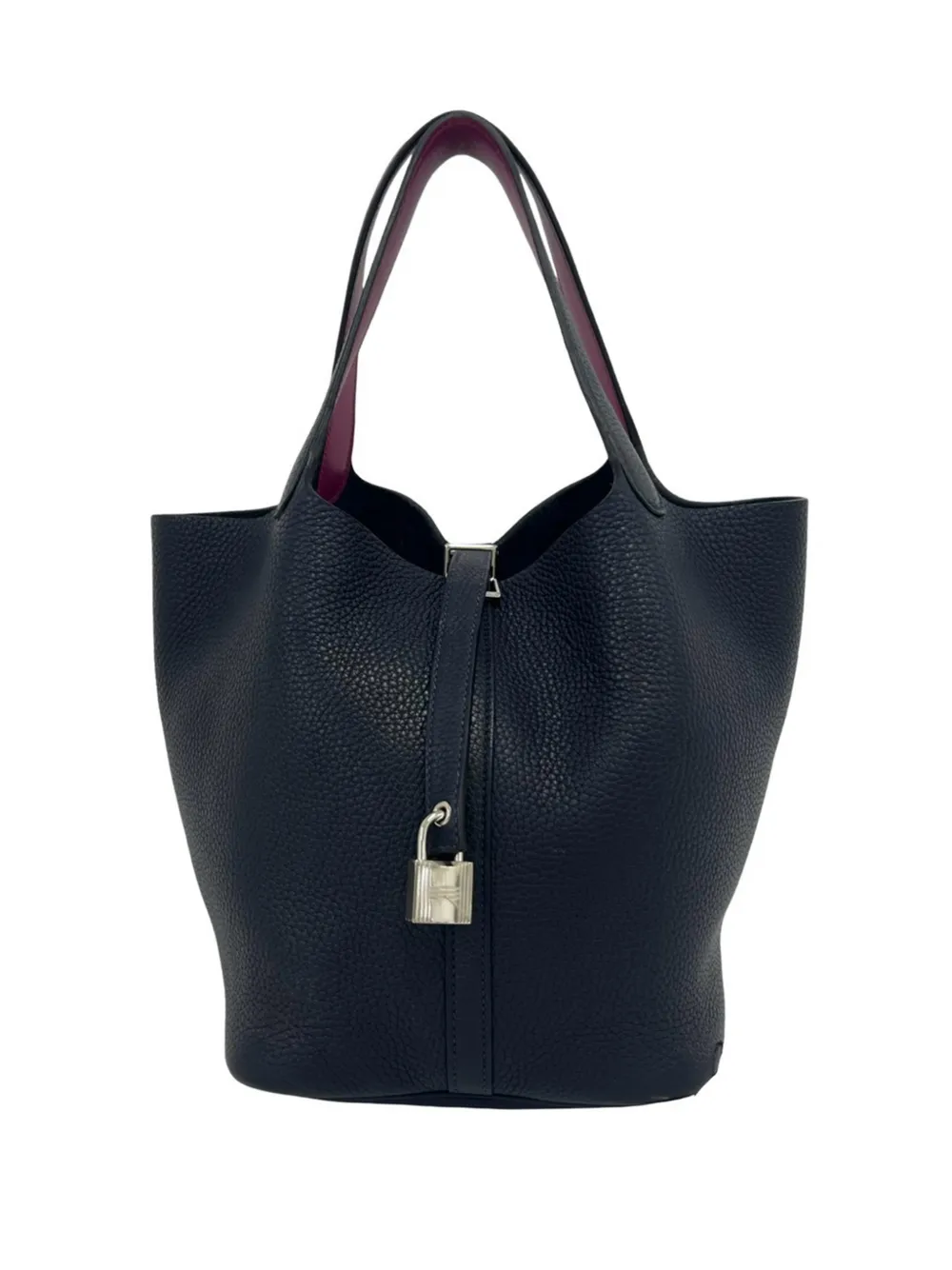 Hermès Pre-Owned 2017 Clemence Picotin Lock 22 handbag - Blu