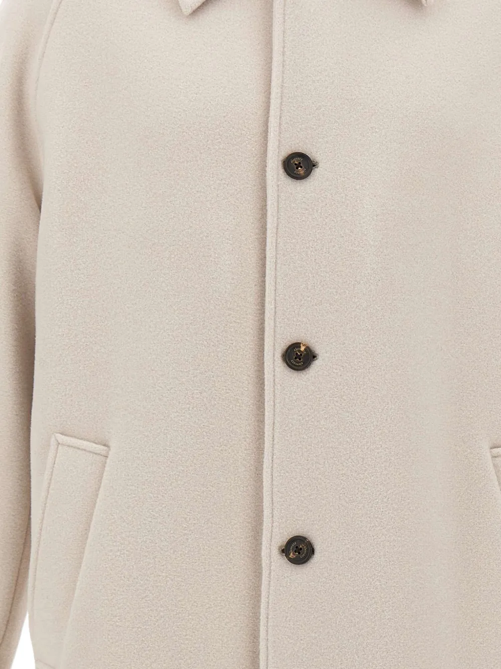 Eleventy Jas met raglan mouwen Beige