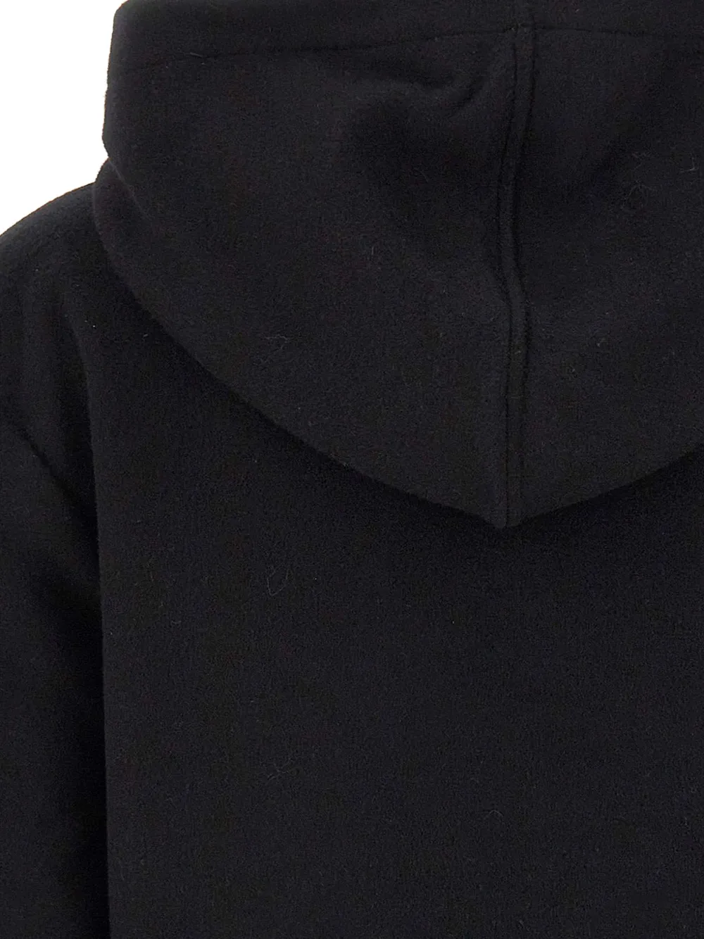 7 For All Mankind Cropped hoodie Zwart