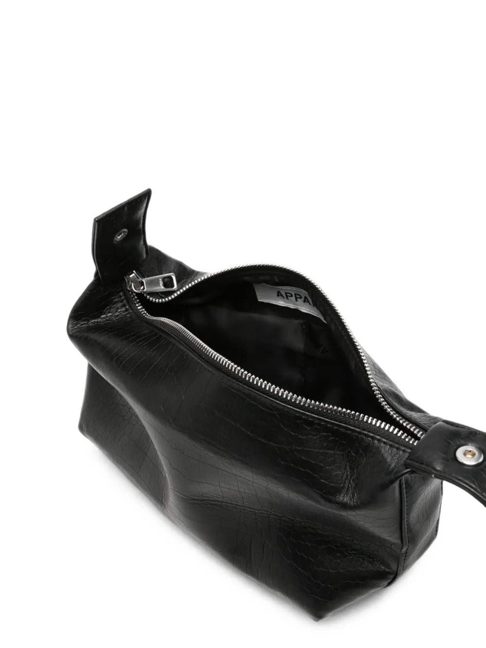 Apparis Marfa shopper met krokodillen-reliëf Zwart