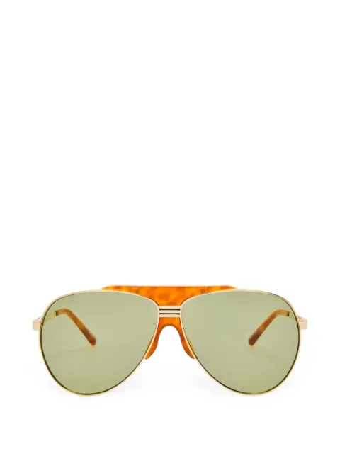 The Attico pilot-frame sunglasses