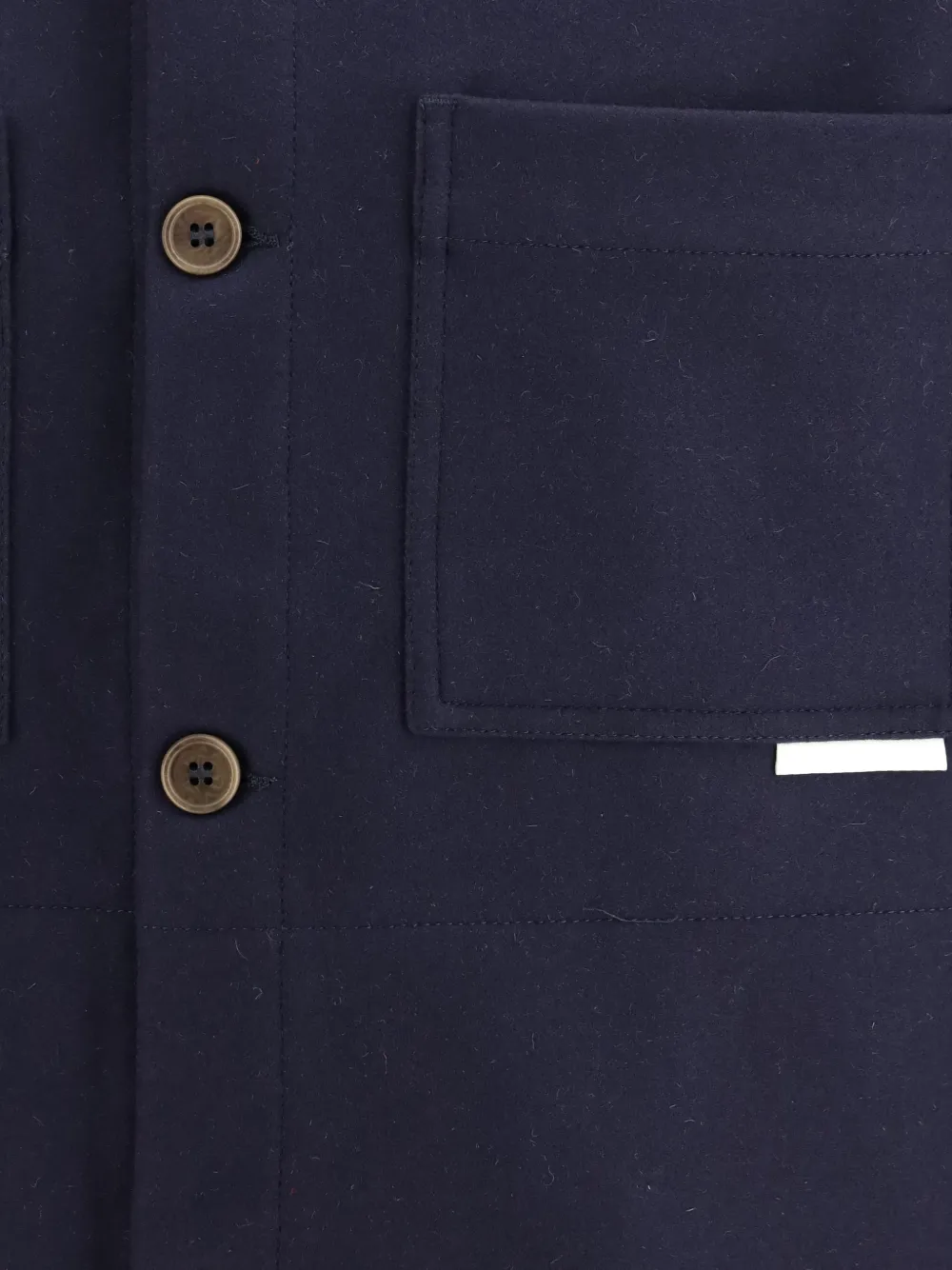 GR10K Button-up shirtjack Blauw