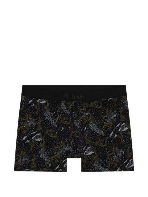 Aubade koi-print trunks