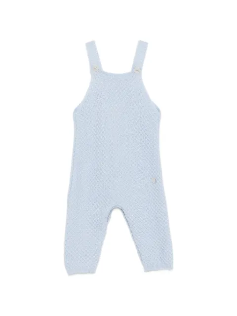 Paz Rodriguez Leira button-strap knitted dungarees