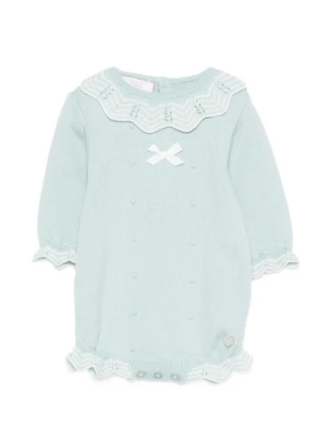 Paz Rodriguez Leira bow-detail knitted romper