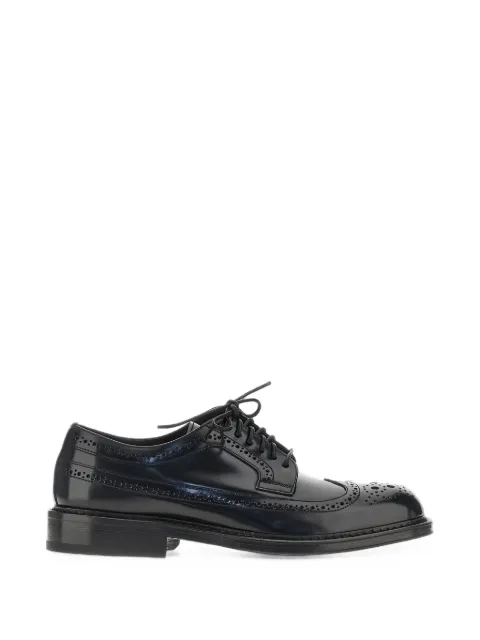 CALCE brogue-detail leather Derby shoes