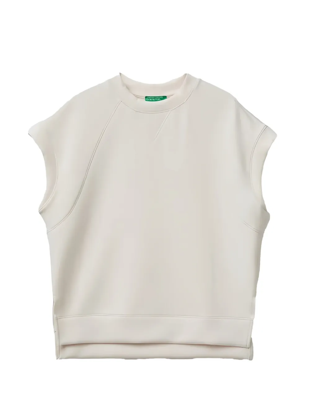 Benetton sleeveless crew-neck top