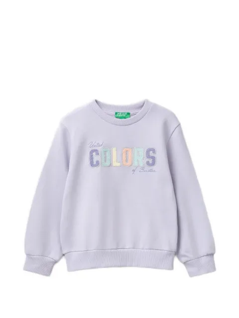 Benetton logo-patch sweatshirt