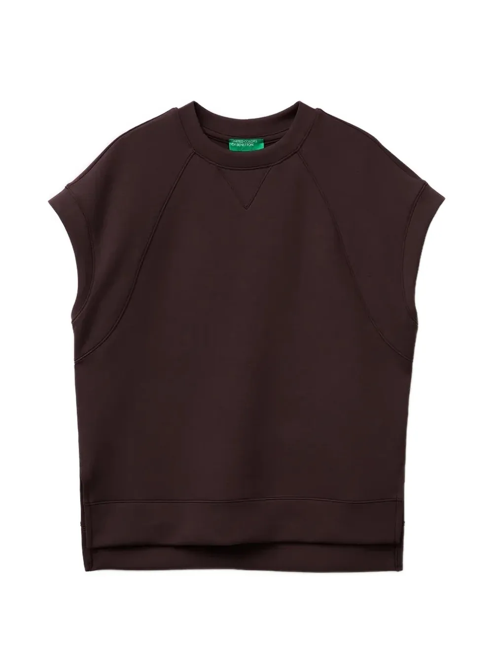 Benetton sleeveless crew-neck T-shirt