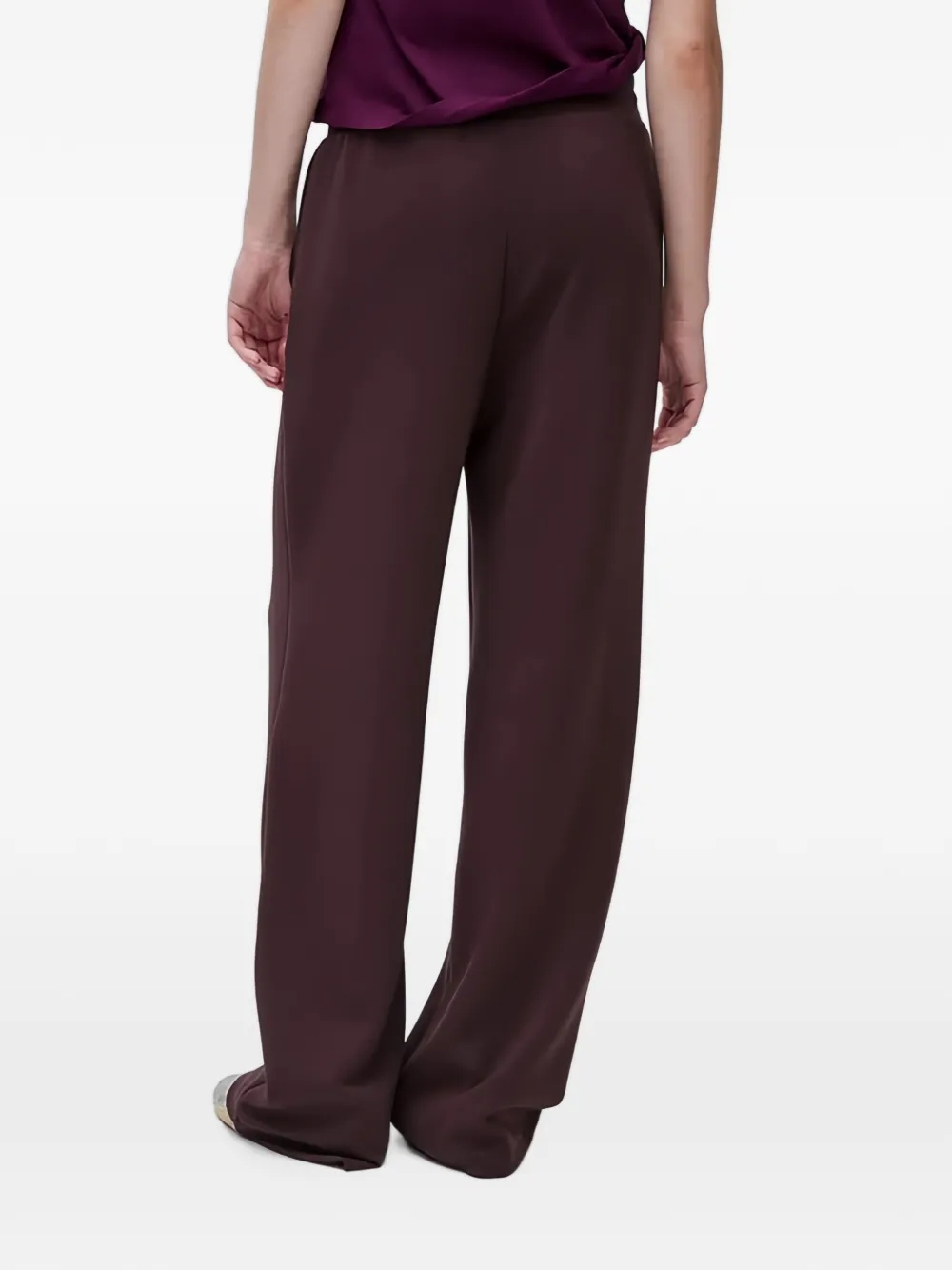 Benetton Broek met naaddetail Bruin
