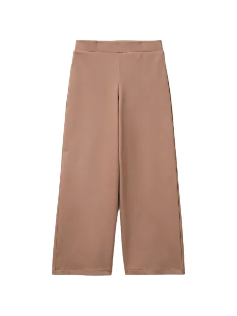 Benetton drawstring wide-leg trousers
