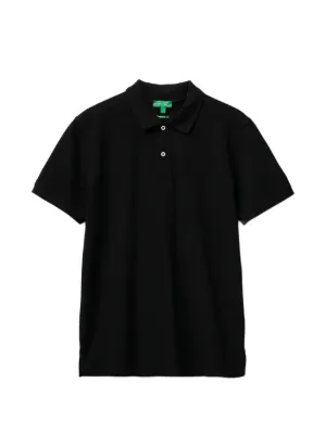 Stüssy Cotton Polo Shirt | Black | FARFETCH